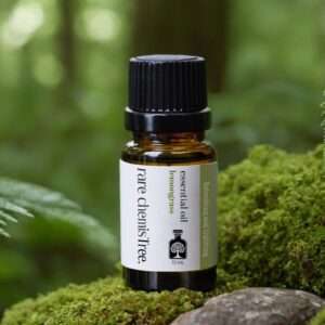 Peppermint oil bottle